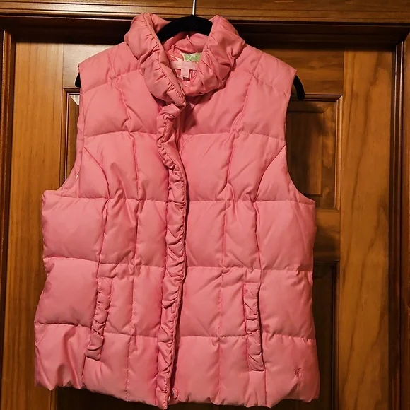Lilly Pulitzer Down Vest size XL - Picture 1 of 10